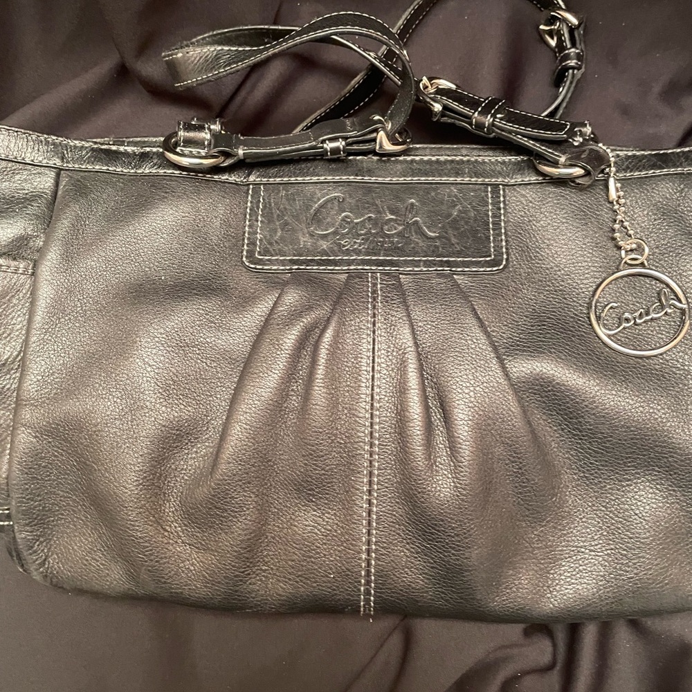 Coach leather handbag